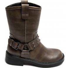 Ideal Flat Boots 7297 - Kaki