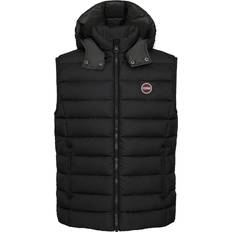 Colmar Men Vests Colmar Vests, male, Black, Mens Hooded Puffer Vest