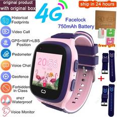 Aihontai Kids Smart Watch 4G GPS Wifi Video Call SOS Tracker IP67 Waterproof