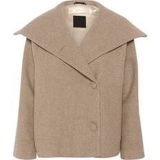 InWear Jacka PerryIW Short Coat - Sandy Grey Melange