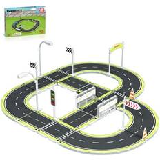 PicassoTiles PicassoToys, PicassoTiles 28 PC Race Track Theme Magnetic Tiles Magnetic Building Toys for Kids 3