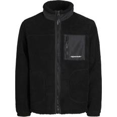 6XL Jacken Jack & Jones Jack&Jones Teddyfleece-Jacke schwarz