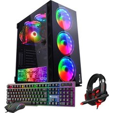 HAJAAN Breeze Pro Gaming Desktop Tower PC i7-10700F 4.80 GHz 32GB DDR4 RAM 512GB SSD