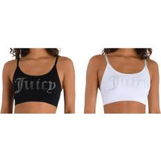 Juicy Couture Underwear Juicy Couture Pack Seamless Comfort Bra as1, Alpha, s, Regular, Regular, Black/White