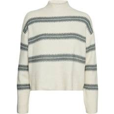 Dam - Natur - Stickade tröjor Vero Moda Vmdazzle Pullover Birch