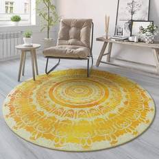 YURRO 63 inch Round Rolling Chair Mat for Hardwood Floor