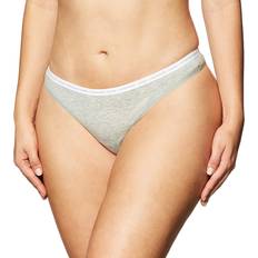 Clothing Calvin Klein Women's CK One Cotton Thong Panty, Grey Heather