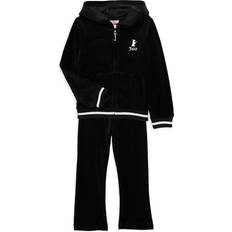 Juicy Couture Girls Other Sets Juicy Couture Little Girl's 2-Piece Jacket & Pants Set Black