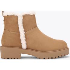 Fabric Ankle Boots Carvela Women's Ankle Boots Tan Fabric Cosy Ankle