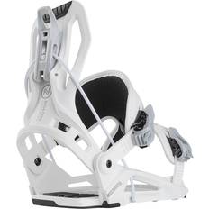 Blanco Fijaciones de Snowboard Nidecker Flow Nexus Snowboard Bindings