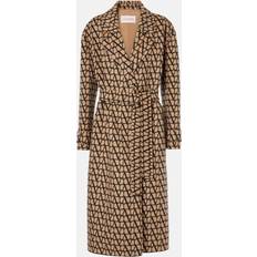 Valentino Kappor & Rockar Valentino Toile Iconographe wool and silk coat