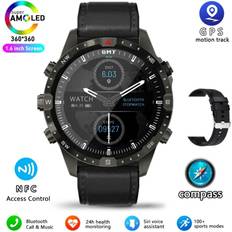 Aihontai GPS Smart Watch Men Android IOS 360 x 360 HD Full Touch Screen 2023