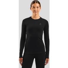 Lana merino Intimo Odlo Donna Merino 160 BI Crew Neck - Nero