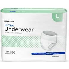 Adult Incontinence Protection McKesson Adult Disposable Pull On Up Underwear Diapers 72 ct - White