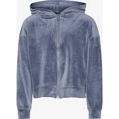 Lilla Hoodies Vero Moda Vero Moda Girl Hættetrøje vmAthena LS Zip Hoodie Jrs Girl Grå