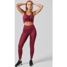 Casall Crease High Waist Tights Evening Red