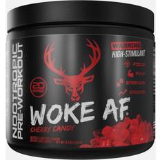 BUCKED UP Woke AF High-Stimulant Pre-Workout Cherry Candy 20 Servings