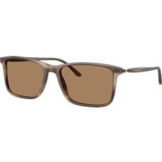 Giorgio Armani Men Sunglasses Giorgio Armani Sunglass AR8218 - Matte Striped Photo Brown