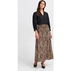 Leopard Kjolar Fransa Fxdalani SK Dam Maxikjolar Magasin Raindrum Aop S/M