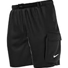 Nike SWIM Solid Color Swim Shorts with Belt