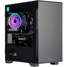 Desktop Computers Velztorm Erebix Gaming Desktop PC Ryzen 3 3100 4-Core GTX 1050 Ti 4GB 16GB DDR4 1TB PCIe SSD + 2TB HDD 3.5 750W