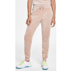 Guess Pants Guess GUESS Eco Couture Velvet Joggers Pink