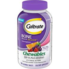 Calcium with vitamin d Caltrate Chewables 600+D3 Plus Minerals Calcium Vitamin D Supplement 90