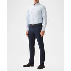 RODD & GUNN Oxford Plain Slim Fit Long Sleeve Shirt, Powder Blue