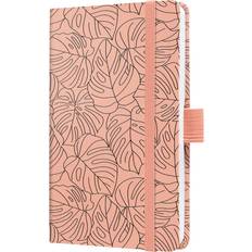 Roze Kalenders Sigel Weekagenda Beauty A6 Rose Monstera Hardcover