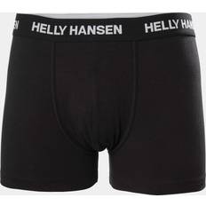 Helly Hansen Men Men's Underwear Helly Hansen Men's 2-Pack Cotton Boxer Black