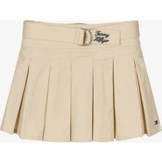 Tommy Hilfiger Skirts Tommy Hilfiger Girls Beige Cotton Pleated Skirt