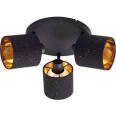 Lindby Vasilia Black/Gold Loftplafond