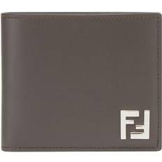 Fendi FF Squared Bi-Fold Wallet - Brown