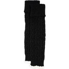 Black Arm & Leg Warmers Muk Luks Women Tall Pointele Leg Warmer