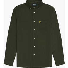 Lyle & Scott Tøj Lyle & Scott Skjorte Plain Oxford Shirt Grøn