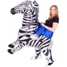 bodysocks Oppustelig Zebra Kostume