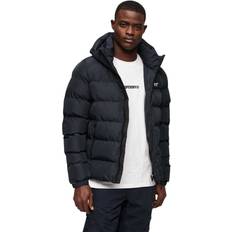 Superdry Hombre Chaquetas Superdry Hooded Sports Puffer Jacket - Navy