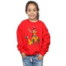 Red Sweatshirts Disney Pluto Christmas Reindeer Sweatshirt Red Years