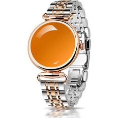 Goplushtoy Women Smart Watch AMOLED HD Screen BT Call Female Security Period Blood Oxygen