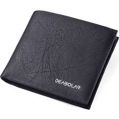 Wallets & Key Holders RYWOLT Short Wallet Men Europe And America Style - Black