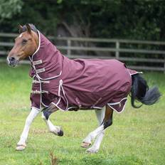 Beige Horse Rugs Gallop Equestrian Trojan Xtra Combo Turnout Rug /Beige in Burgundy, 6FT3, Lightweight Charlies