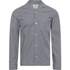 L Pyjamasser JBS of Denmark Men Pyjamasskjorte Bambusviskose Navy stribet, størrelse