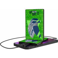 Battery Cases Keyscaper Black Seattle Seahawks 2500 mAh Illustrated Credit Card Powerbank