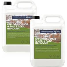 B&Q StoneCare4U Essential Efflorescence And Salts Acid Remover 5L 2 Pack - Clear