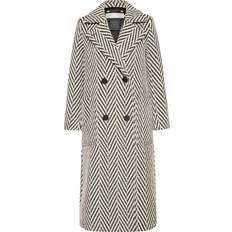 InWear Dam Kappor & Rockar InWear Truiw Coat Dam Kappor Från Magasin Black White