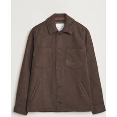 Samsøe Samsøe Jakker Samsøe Samsøe Pally Padded Shirt Jacket Chocolate Brown