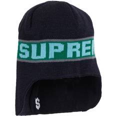 Supreme Men Accessories Supreme Earflap Beanie - Navy