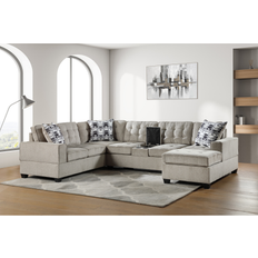 U-Sofas Glory Furniture Oslo G0940B-SC Sectional 35" H X 123" W X 85" D Sofa