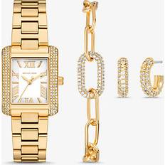 Jewelry Sets Michael Kors Petite Emery Gold-Tone Watch and Jewelry Gift Set ONE SIZE