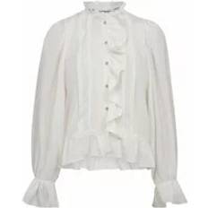 Co'Couture Bluse MelinaCC Frill Shirt Hvid